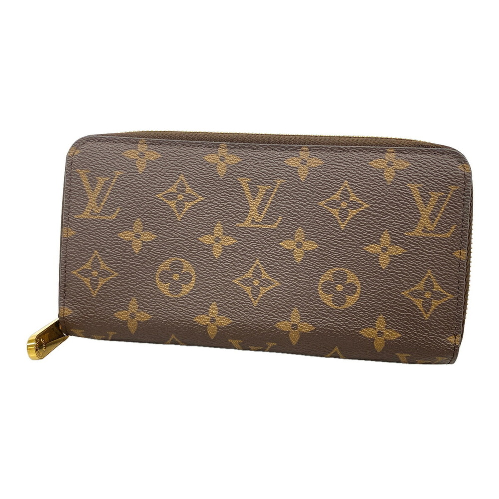 Louis Vuitton Monogram Zippy Wallet M41894 Rose Ballerine Women's Long